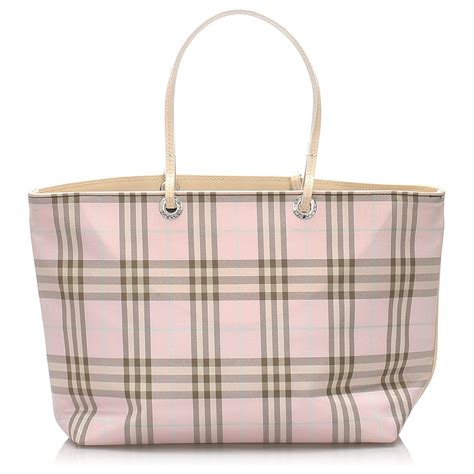 burberry pink nylon bag|burberry pink plaid handbag.